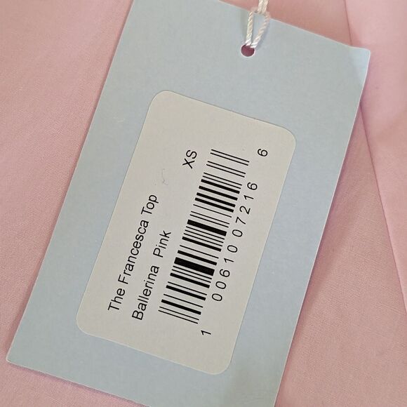 Hill House Puffed Sleeve Francesca Top Ballerina Pink Cottagecore‎ XS NWT - Picture 11 of 14